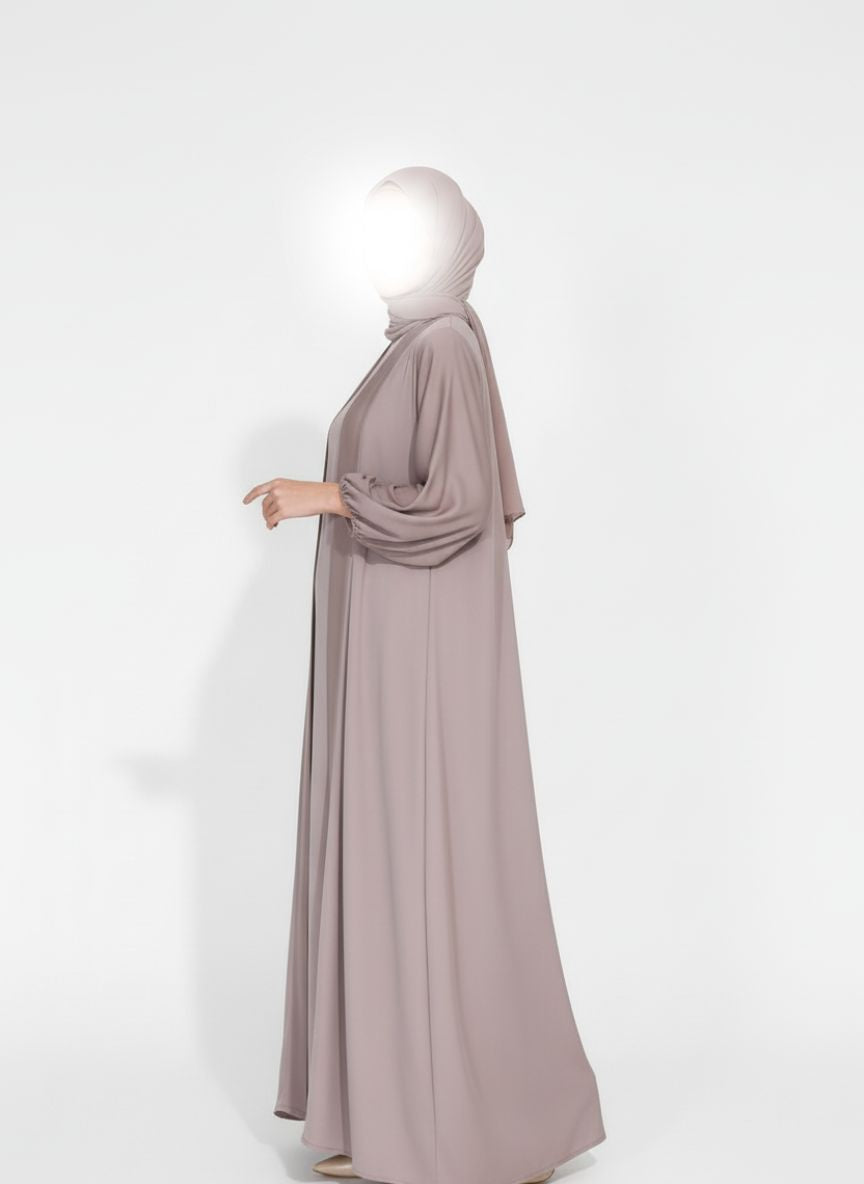 Lustre Satin Abaya