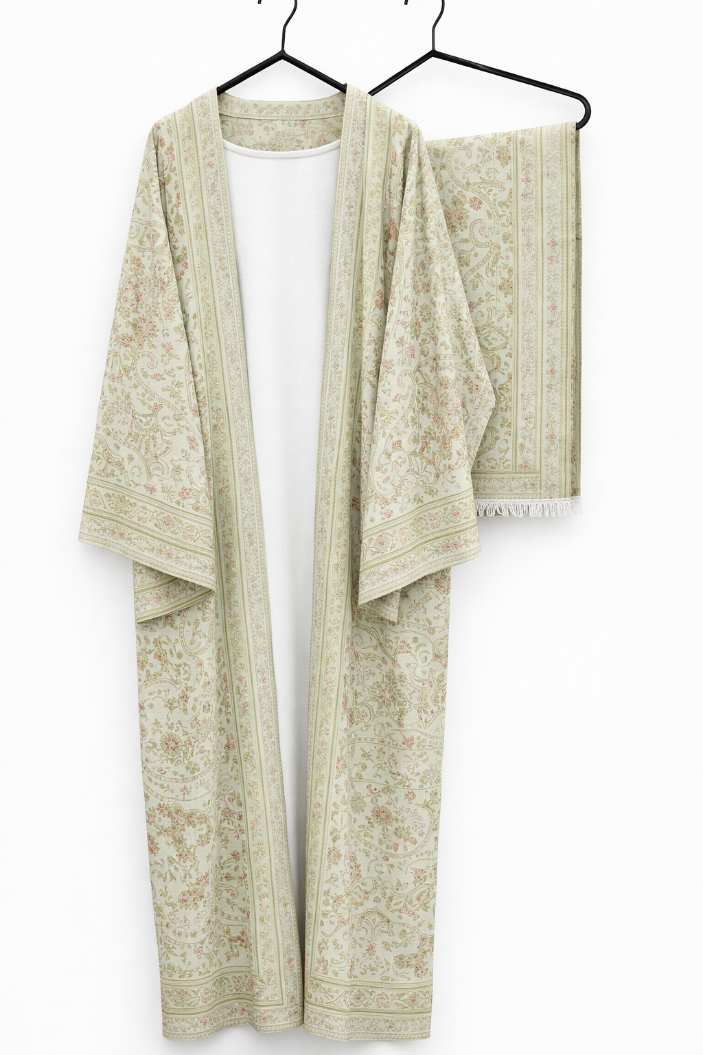 Soft Ember Pashmina Abaya
