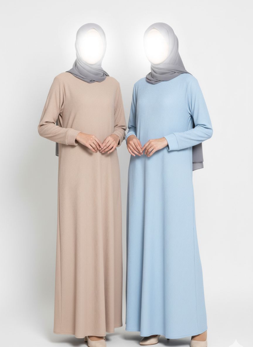 Ribbed Comfort Winter Abaya