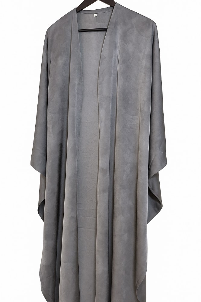 Elegance Textured Open Gown Abaya