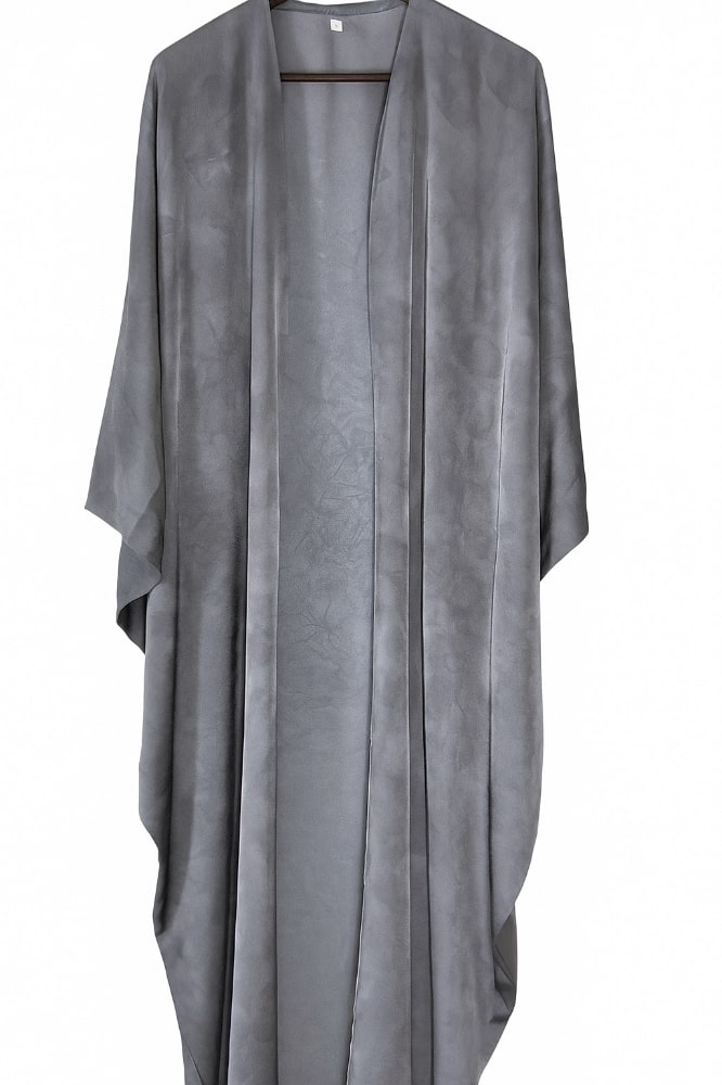 Elegance Textured Open Gown Abaya