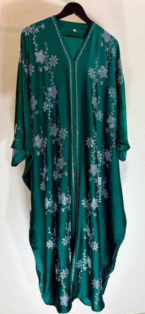Emerald Blossom Furasha Abaya