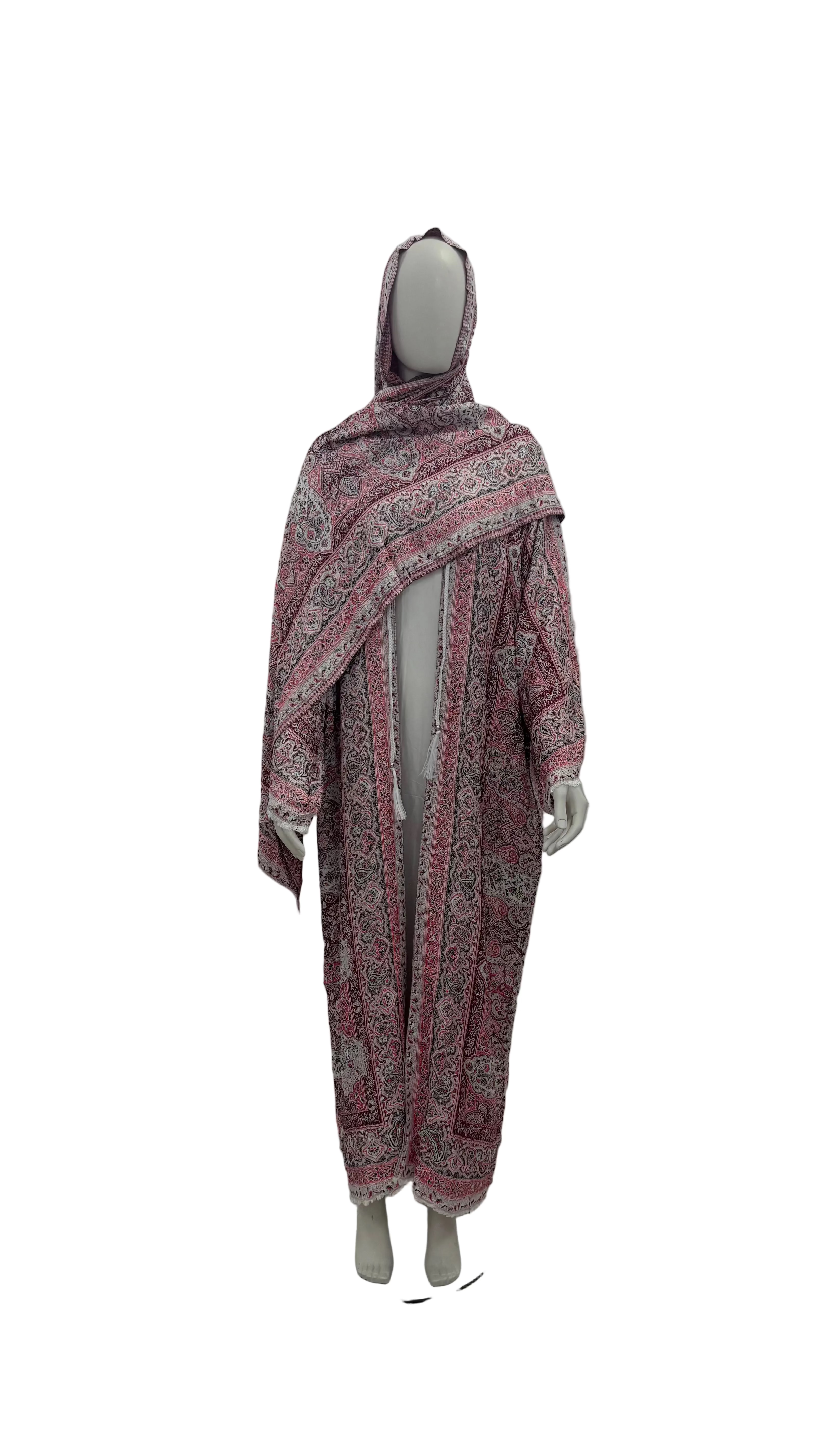 Cherry Blossom Pashmina Abaya