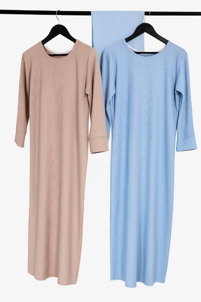 Ribbed Comfort Winter Abaya